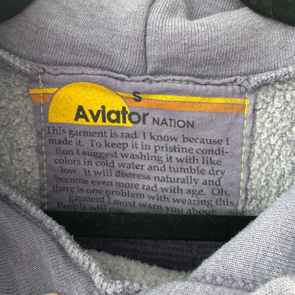 Aviator Nation Sweatshirt Size Small - Picture 3 of 3